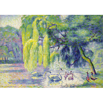 РЕПРОДУКЦИИ НА КАРТИНИ Семейство лебеди (1900)